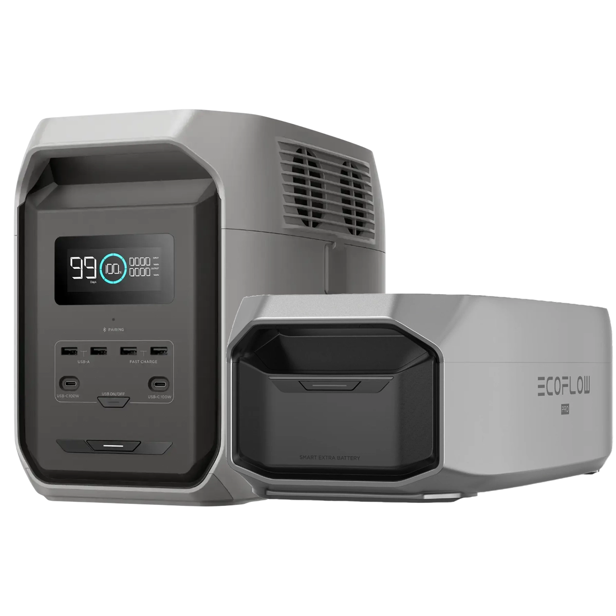 Комплект EcoFlow DELTA 3 1500 + DELTA Pro 3 Extra Battery (EFDELTA1500-EU+EFDELTAPRO3EB)