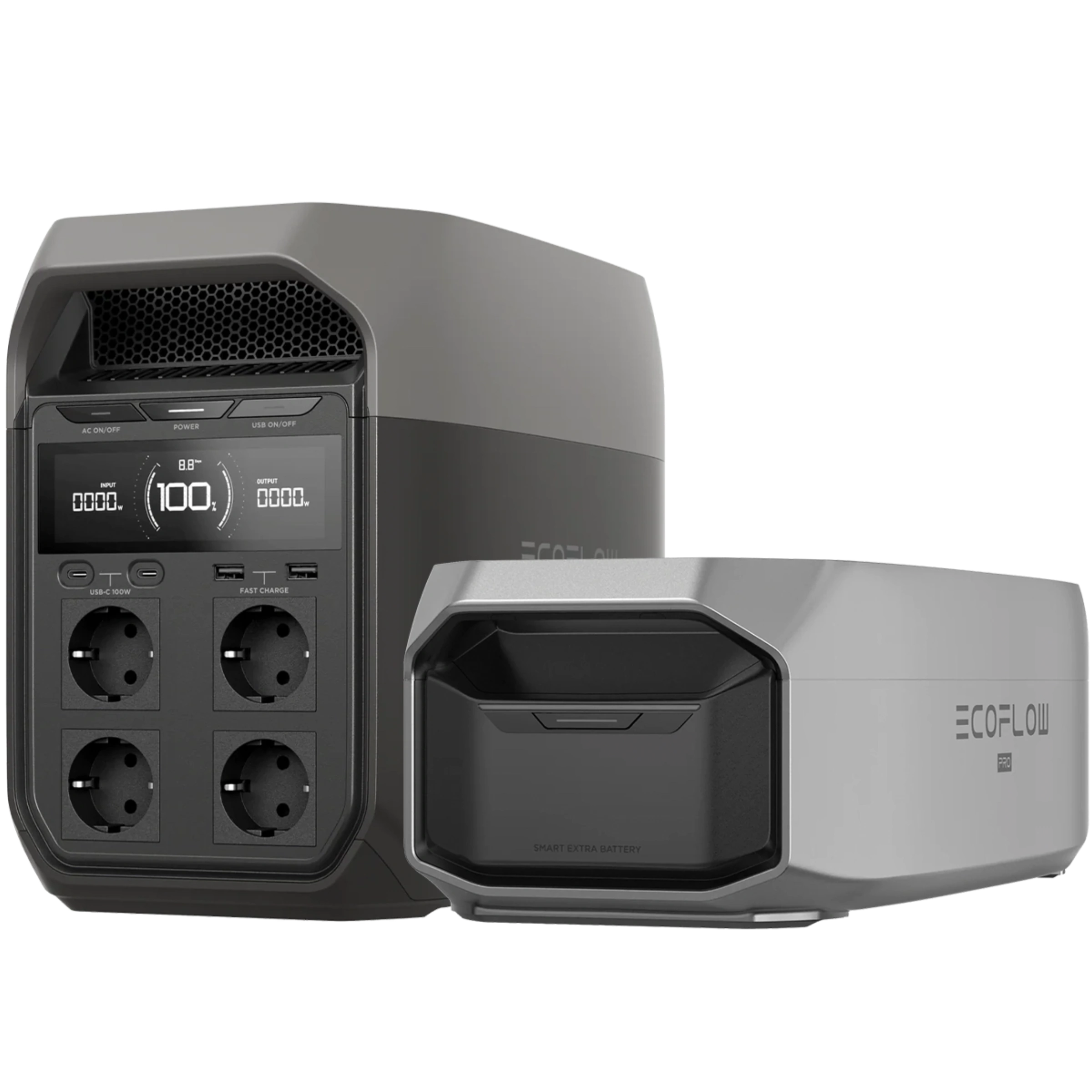 Комплект EcoFlow DELTA 3 + DELTA Pro 3 Extra Battery (EFDELTA3-E+EFDELTAPRO3EB) Комплект EcoFlow DELTA 3 + DELTA Pro 3 Extra Battery (EFDELTA3-E+EFDELTAPRO3EB)