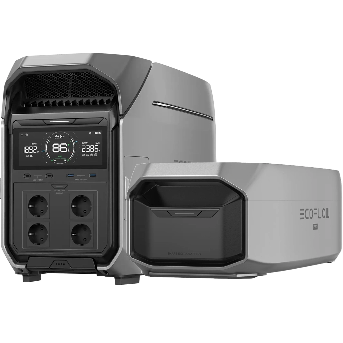 Комплект EcoFlow DELTA Pro 3 + DELTA Pro 3 Extra Battery (EFDELTAPRO3-EU-CBox+EFDELTAPRO3EB)