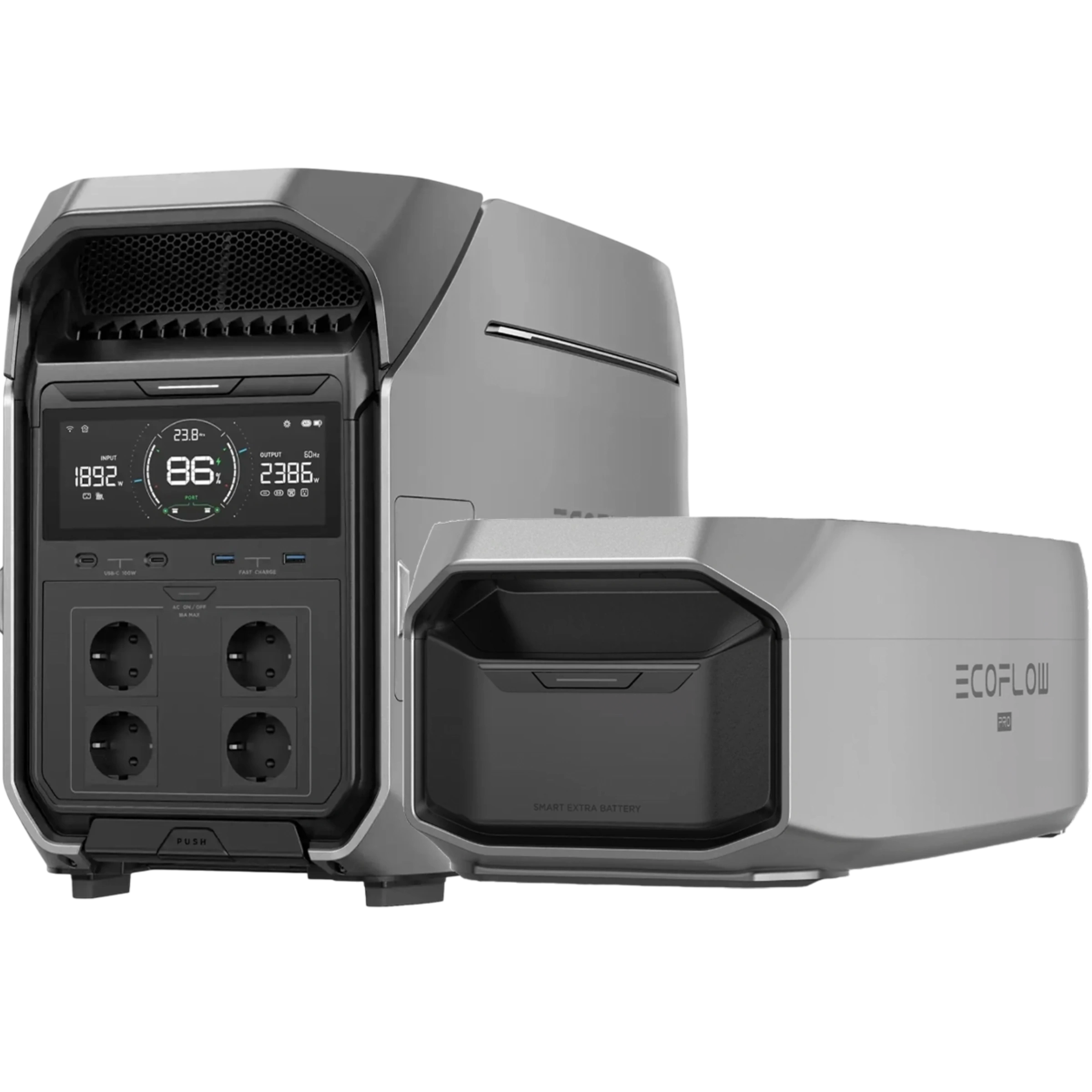 Комплект EcoFlow DELTA Pro 3 + DELTA Pro 3 Extra Battery (EFDELTAPRO3-EU-CBox+EFDELTAPRO3EB) Комплект EcoFlow DELTA Pro 3 + DELTA Pro 3 Extra Battery (EFDELTAPRO3-EU-CBox+EFDELTAPRO3EB)