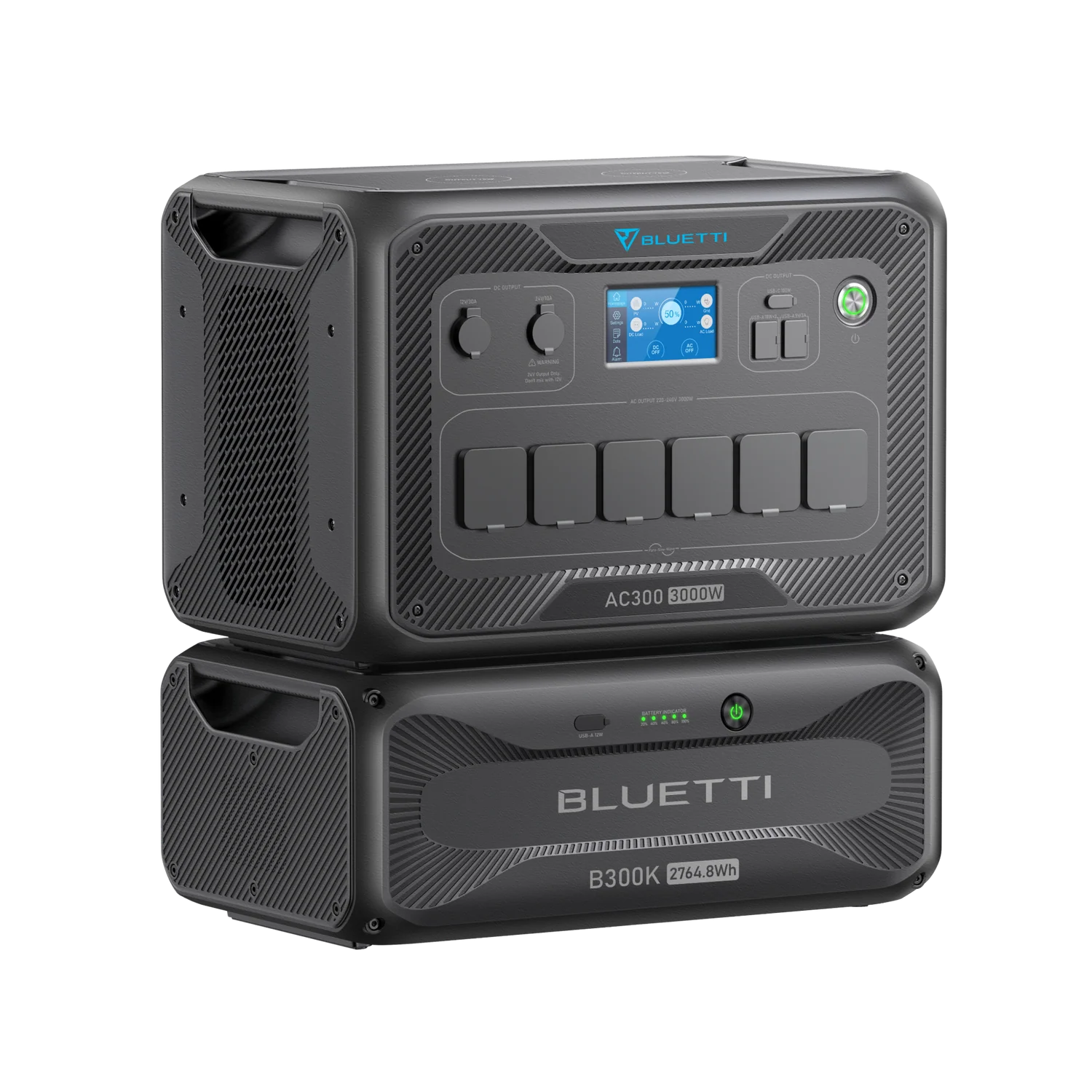 Комплект зарядної станції BLUETTI AC300 + BLUETTI B300K Expansion Battery | 2764Wh 3000W (AC300+B300K)