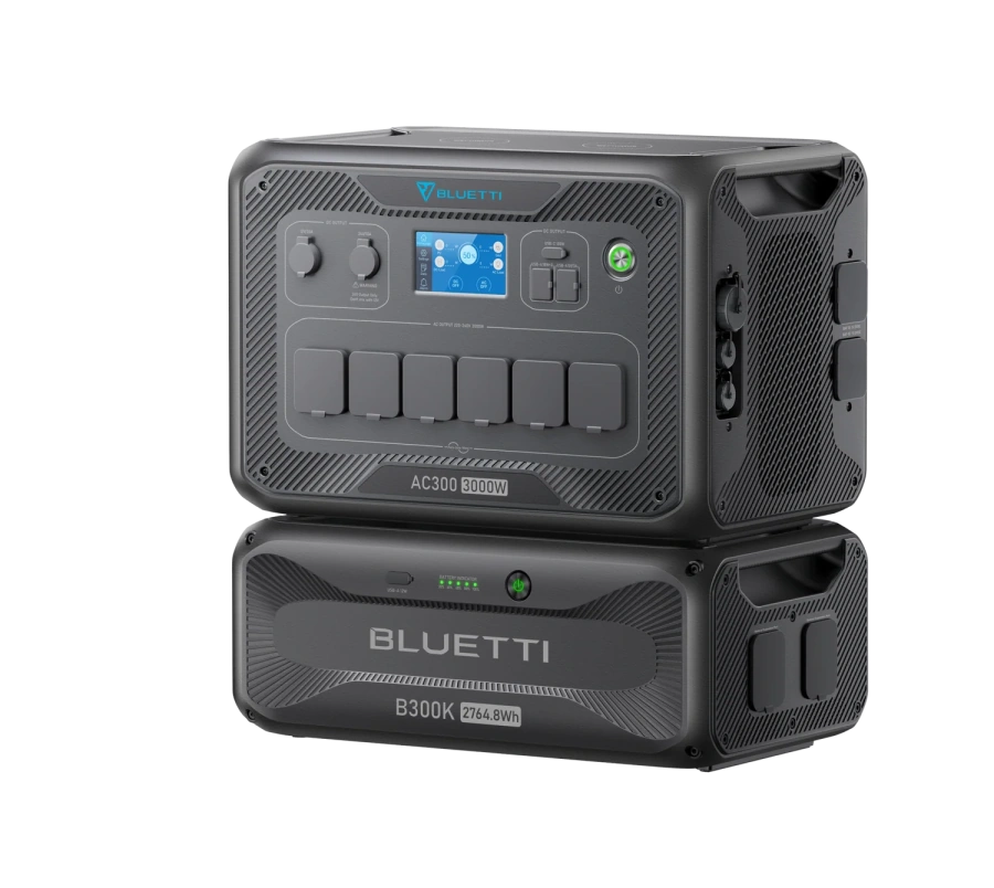 Комплект зарядної станції BLUETTI AC300 + BLUETTI B300K Expansion Battery | 2764Wh 3000W (AC300+B300K)