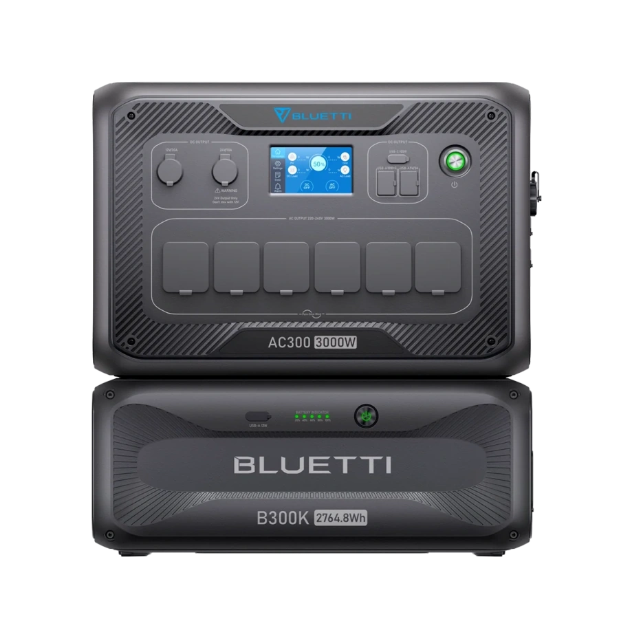 Комплект зарядної станції BLUETTI AC300 + BLUETTI B300K Expansion Battery | 2764Wh 3000W (AC300+B300K)