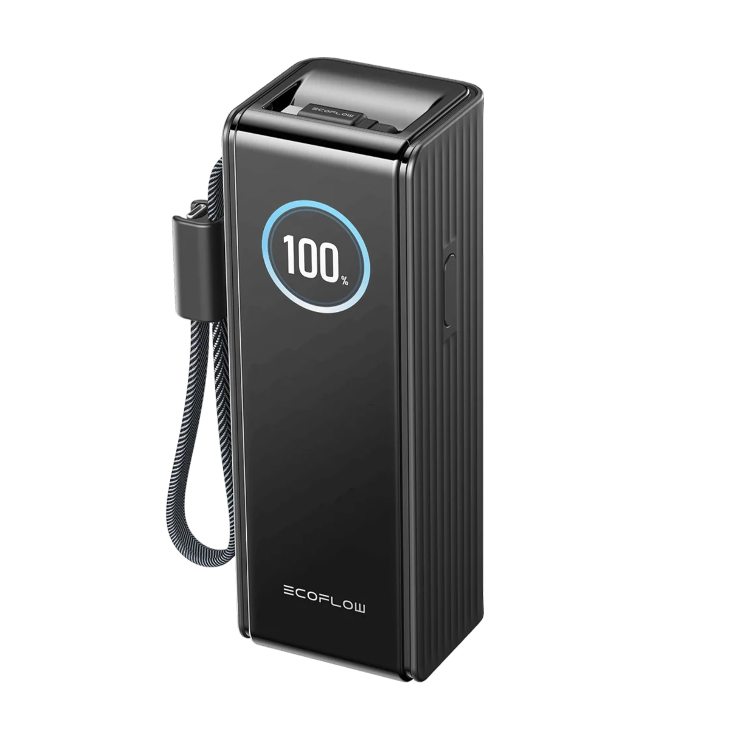 Павербанк із вбудованим і висувним кабелями EcoFlow RAPID Powerbank 25000mAh 170W - Black (EF-RAPID25K100W-B-EU) Павербанк із вбудованим і висувним кабелями EcoFlow RAPID Powerbank 25000mAh 170W - Black (EF-RAPID25K100W-B-EU)