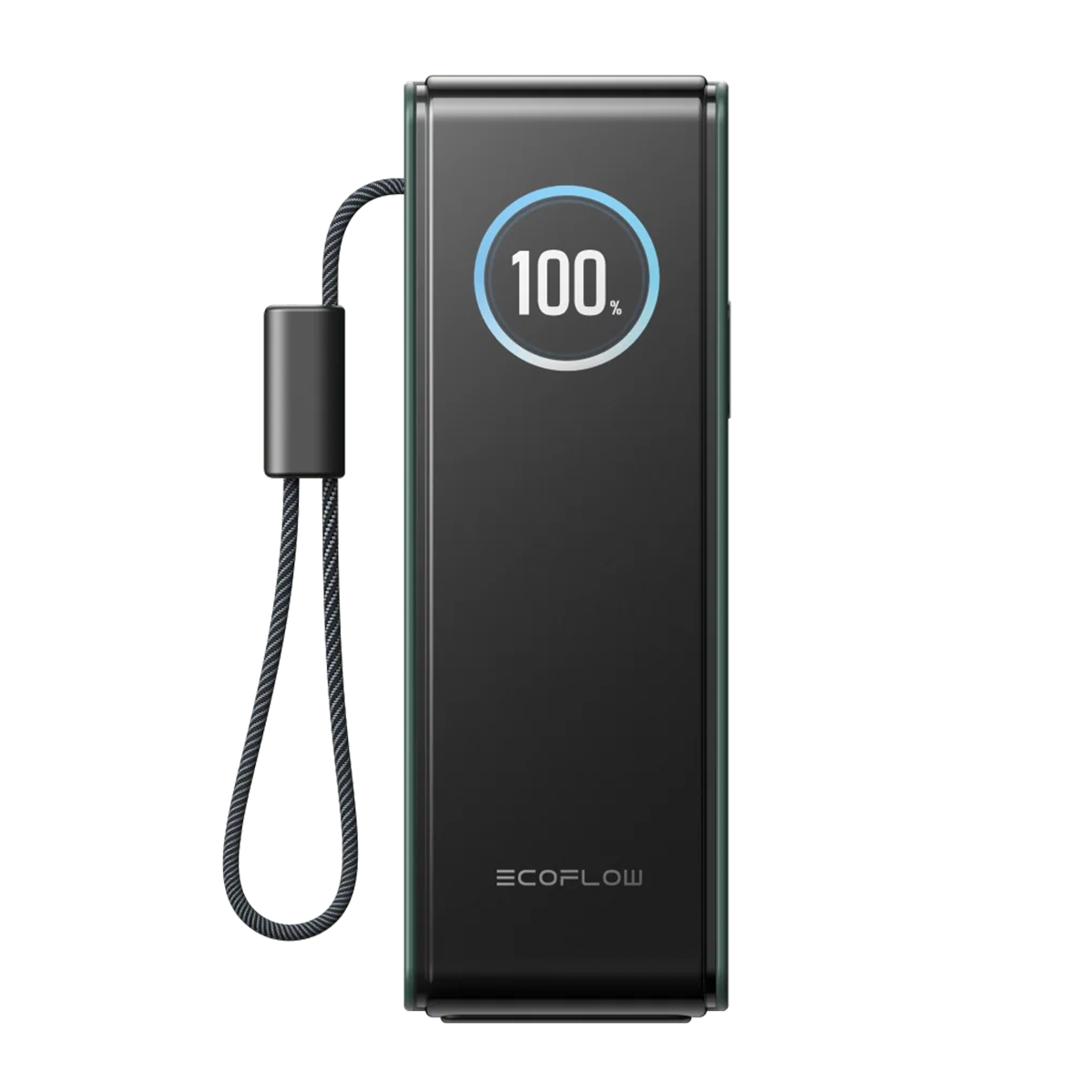 Павербанк із вбудованим і висувним кабелями EcoFlow RAPID Powerbank 25000mAh 170W - Green (EF-RAPID25K100W-G-EU)