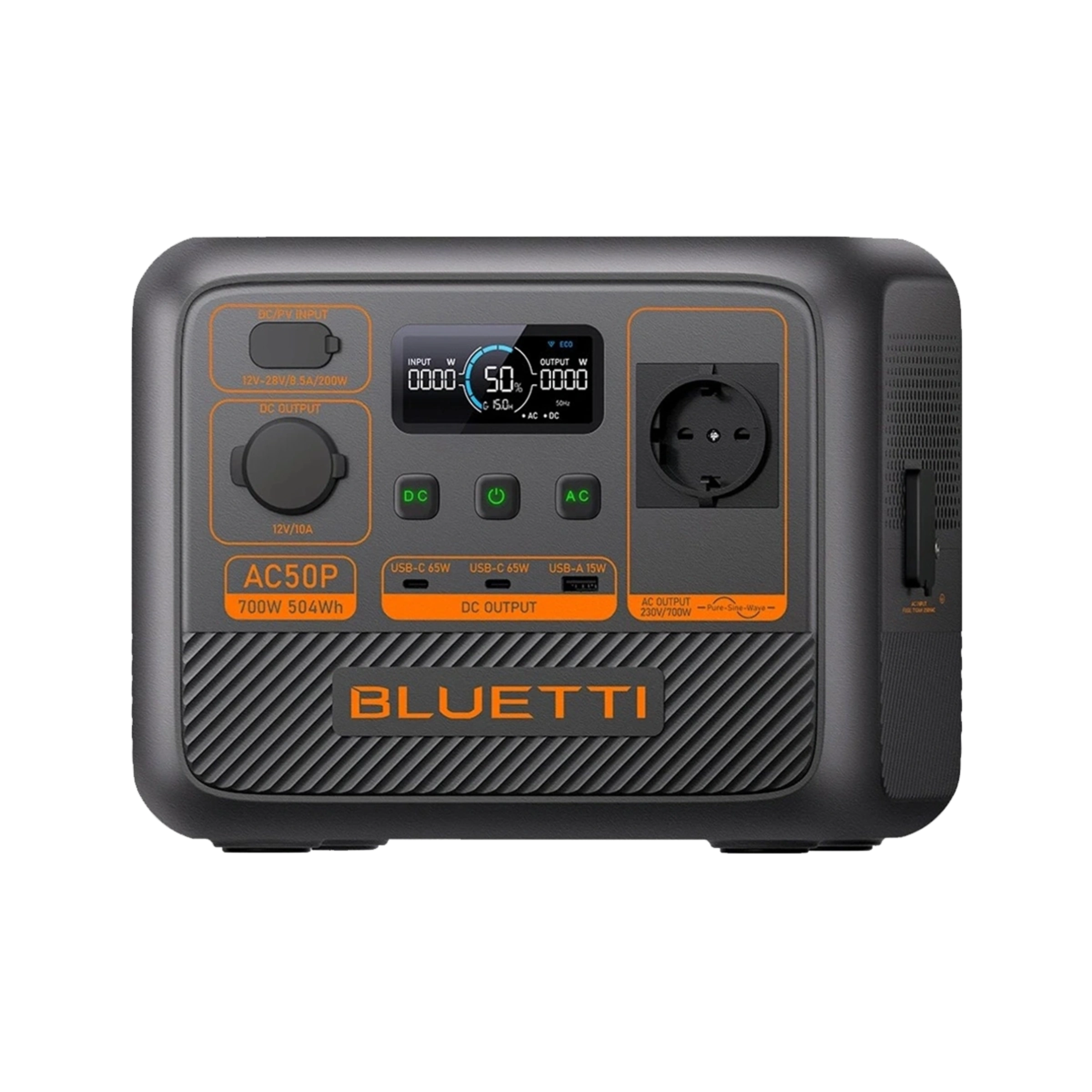 Портативная зарядная станция BLUETTI AC50P 700W 504Wh (P-AC50P-EU-GY-BL-010)
