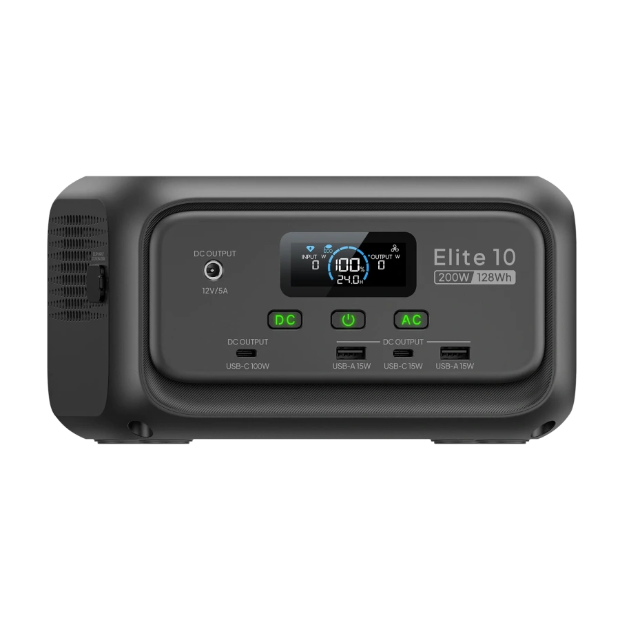 Портативна зарядна станція BLUETTI Elite 10 with UPS | 200W 128Wh (P-EL10-EU-GY-BL-010)