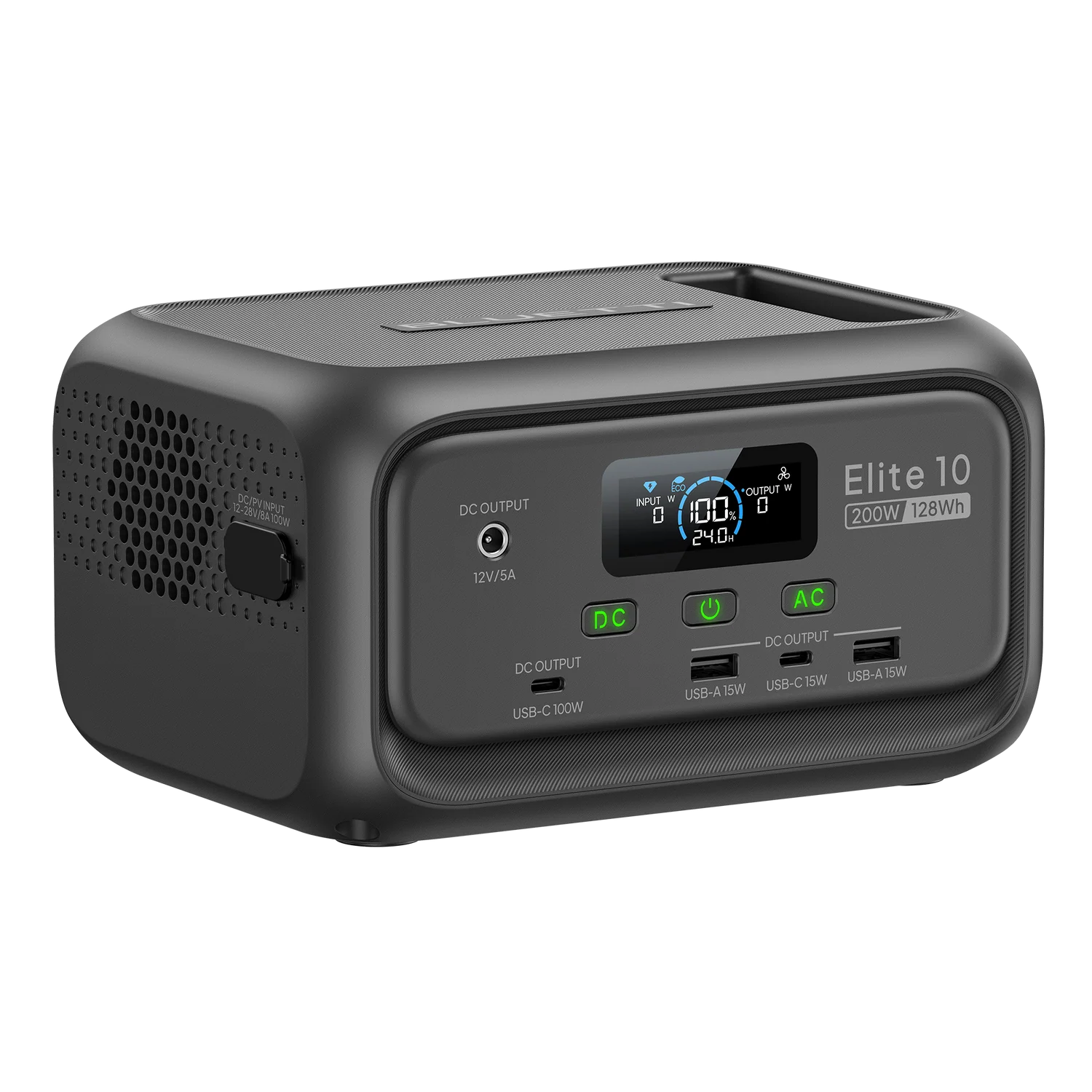 Портативна зарядна станція BLUETTI Elite 10 with UPS | 200W 128Wh (P-EL10-EU-GY-BL-010)