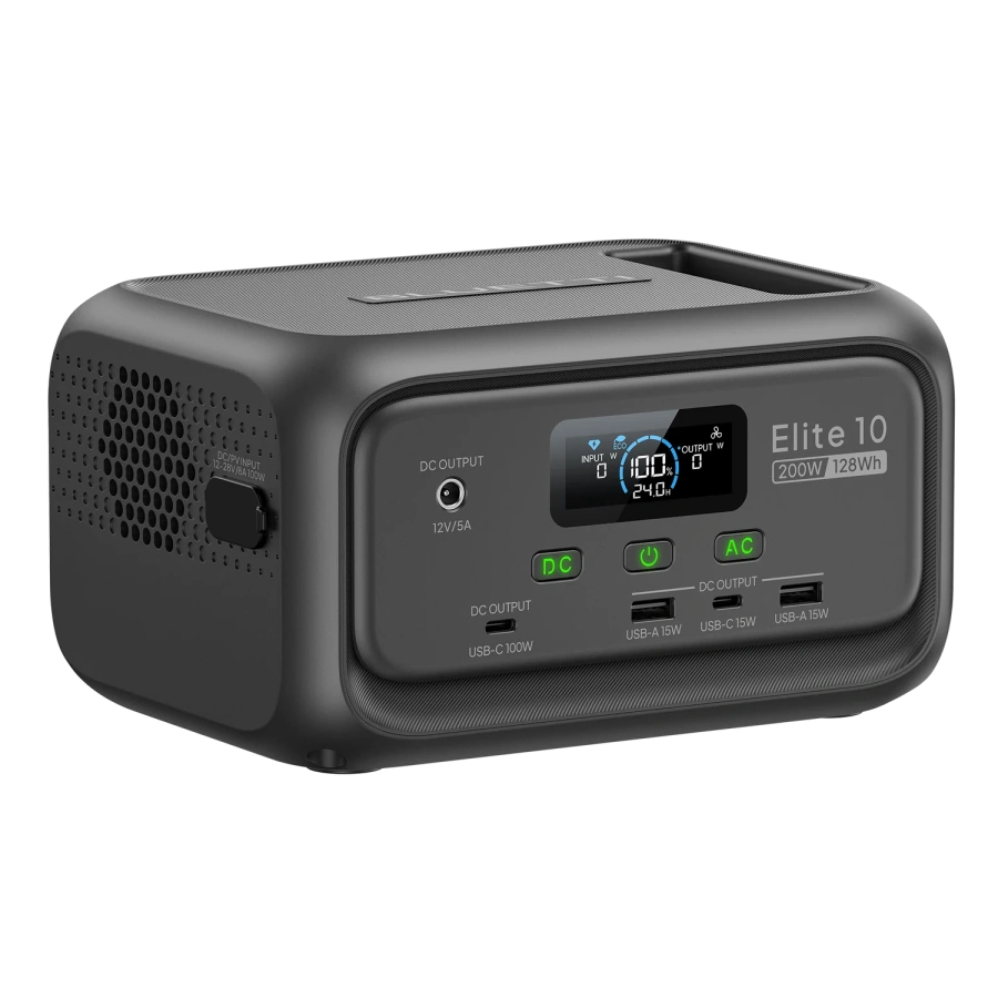 Портативна зарядна станція BLUETTI Elite 10 with UPS | 200W 128Wh (P-EL10-EU-GY-BL-010)