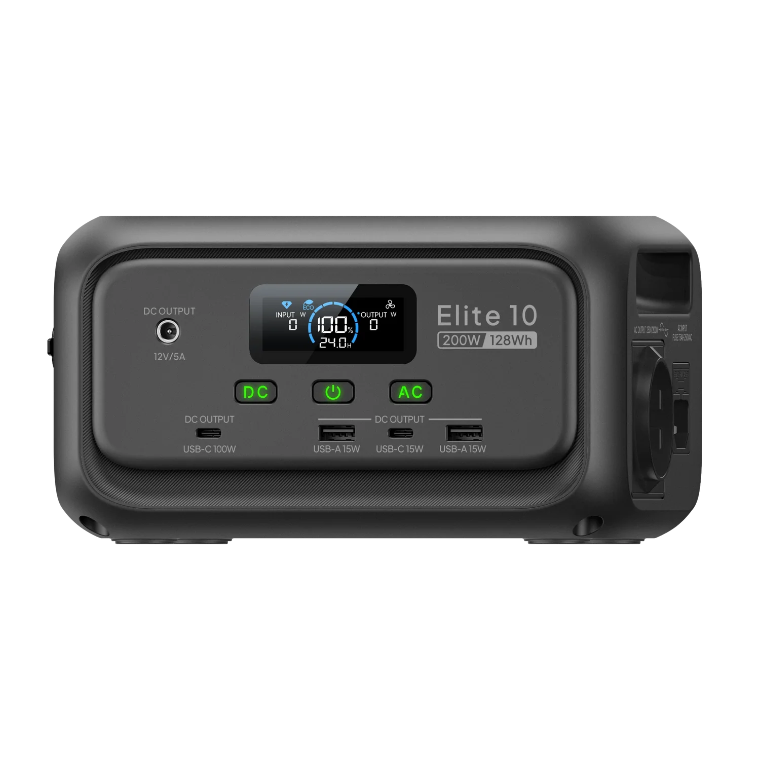 Портативна зарядна станція BLUETTI Elite 10 with UPS | 200W 128Wh (P-EL10-EU-GY-BL-010)