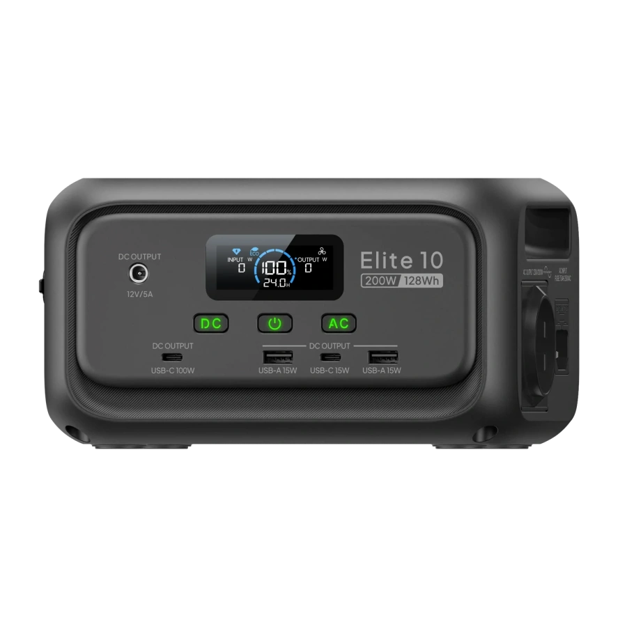 Портативна зарядна станція BLUETTI Elite 10 with UPS | 200W 128Wh (P-EL10-EU-GY-BL-010)