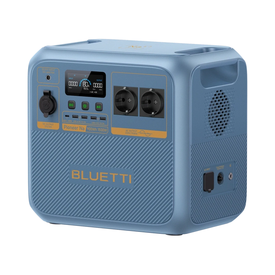 Портативная зарядная станция BLUETTI Pioneer Na Portable Power Station [Sodium-ion] | 1500W 900Wh (P-PIONEERNA-EU-GY-BL-010)