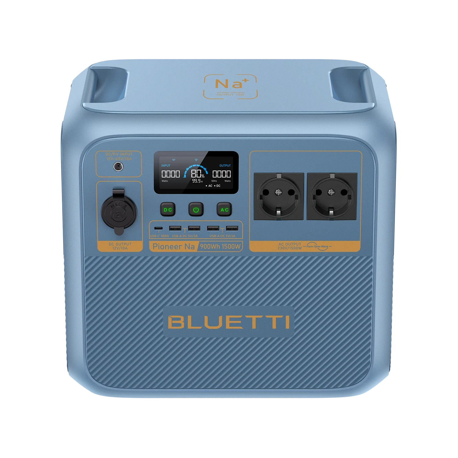 Портативна зарядна станція BLUETTI Pioneer Na Portable Power Station [Sodium-ion] | 1500W 900Wh (P-PIONEERNA-EU-GY-BL-010)