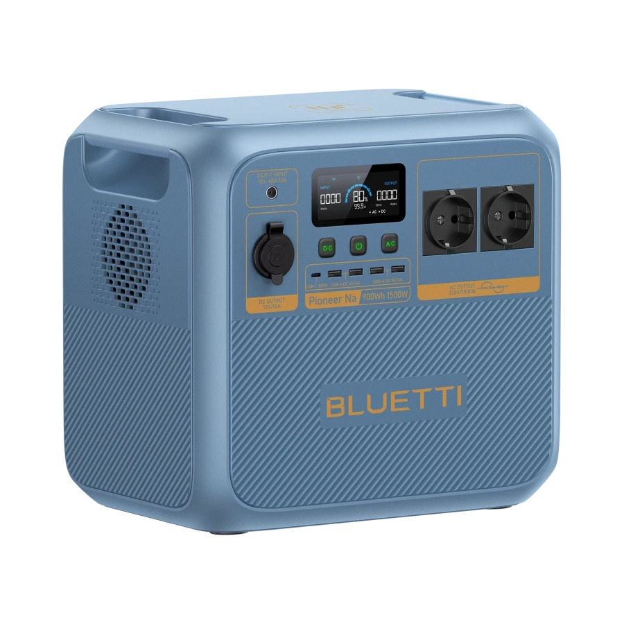 Портативная зарядная станция BLUETTI Pioneer Na Portable Power Station [Sodium-ion] | 1500W 900Wh (P-PIONEERNA-EU-GY-BL-010)