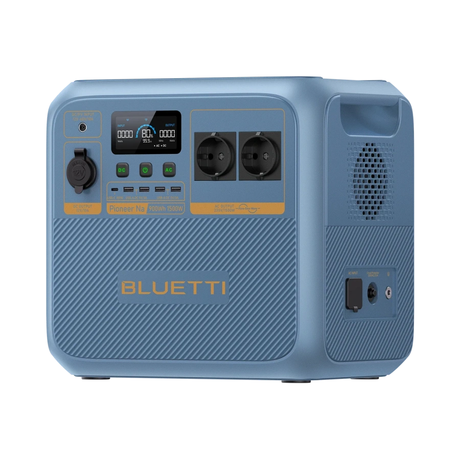 Портативная зарядная станция BLUETTI Pioneer Na Portable Power Station [Sodium-ion] | 1500W 900Wh (P-PIONEERNA-EU-GY-BL-010)