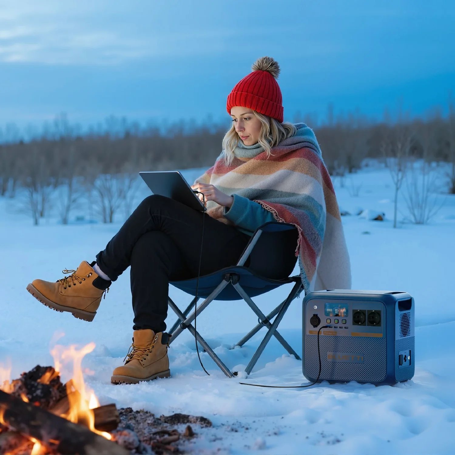 Портативна зарядна станція BLUETTI Pioneer Na Portable Power Station [Sodium-ion] | 1500W 900Wh (P-PIONEERNA-EU-GY-BL-010)