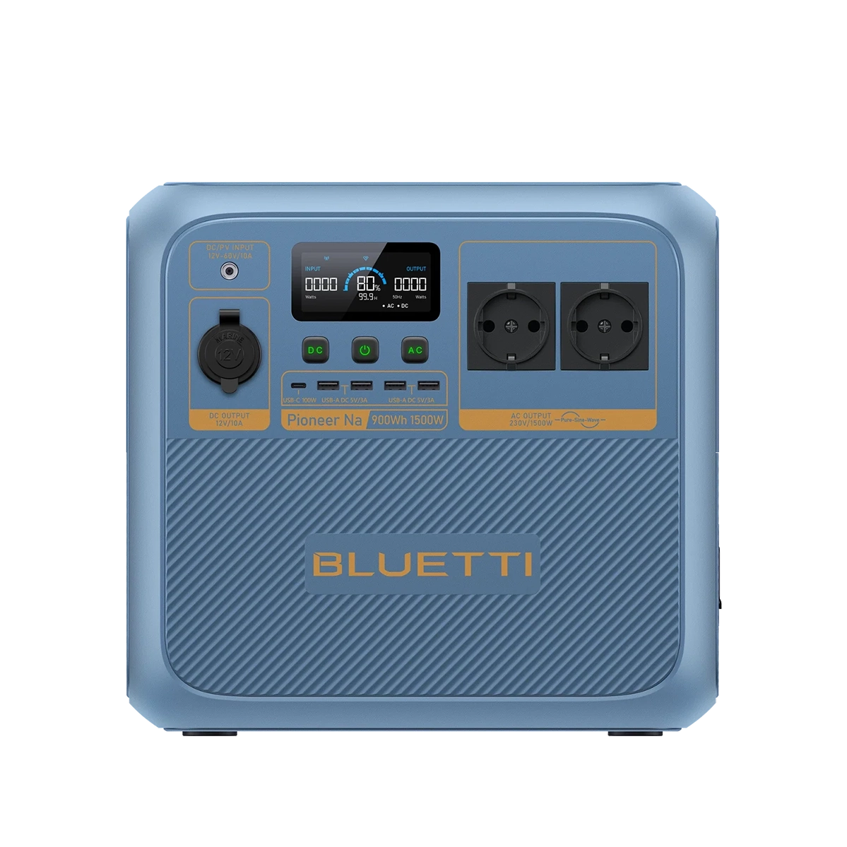 Портативна зарядна станція BLUETTI Pioneer Na Portable Power Station [Sodium-ion] | 1500W 900Wh (P-PIONEERNA-EU-GY-BL-010)