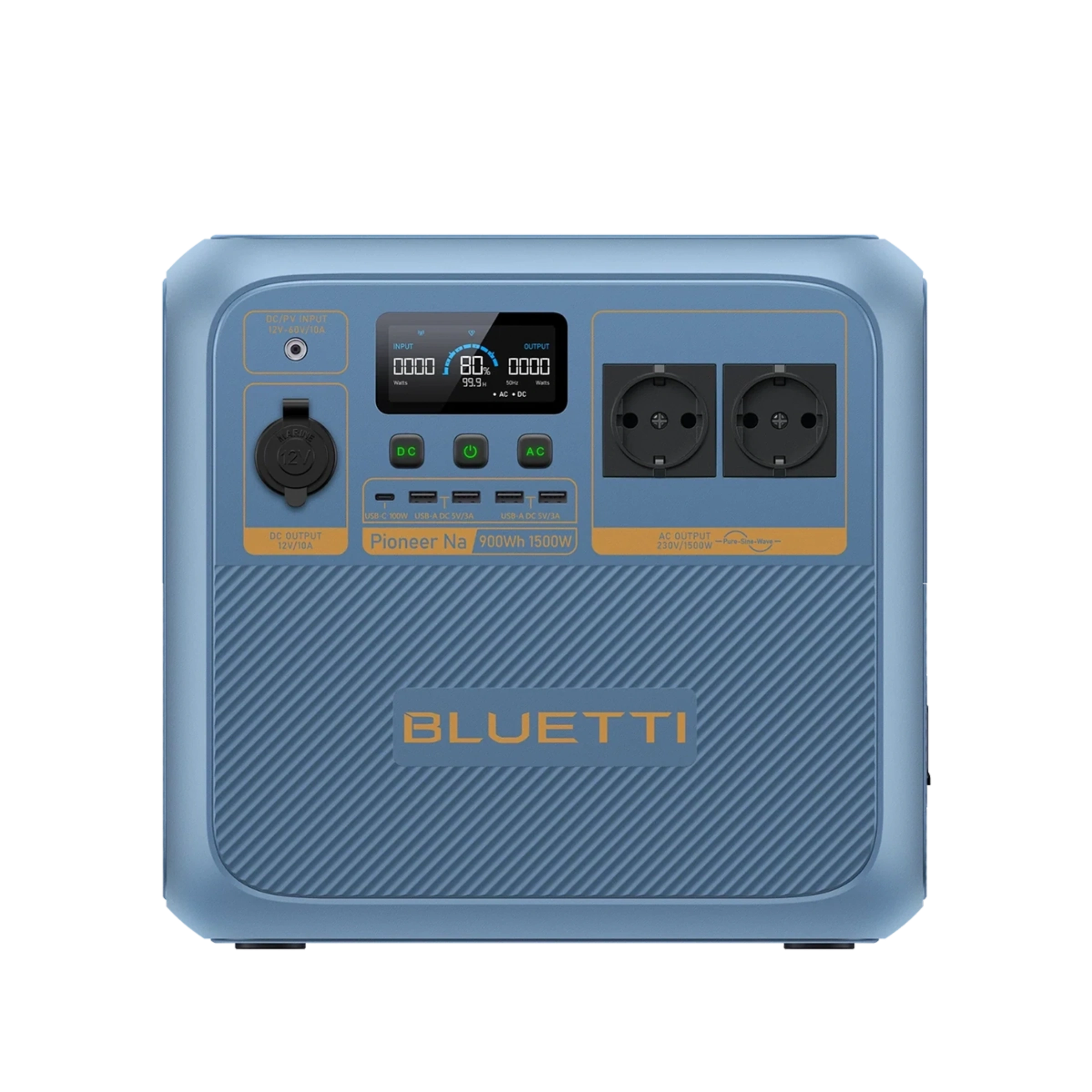 Портативна зарядна станція BLUETTI Pioneer Na Portable Power Station [Sodium-ion] | 1500W 900Wh (P-PIONEERNA-EU-GY-BL-010)