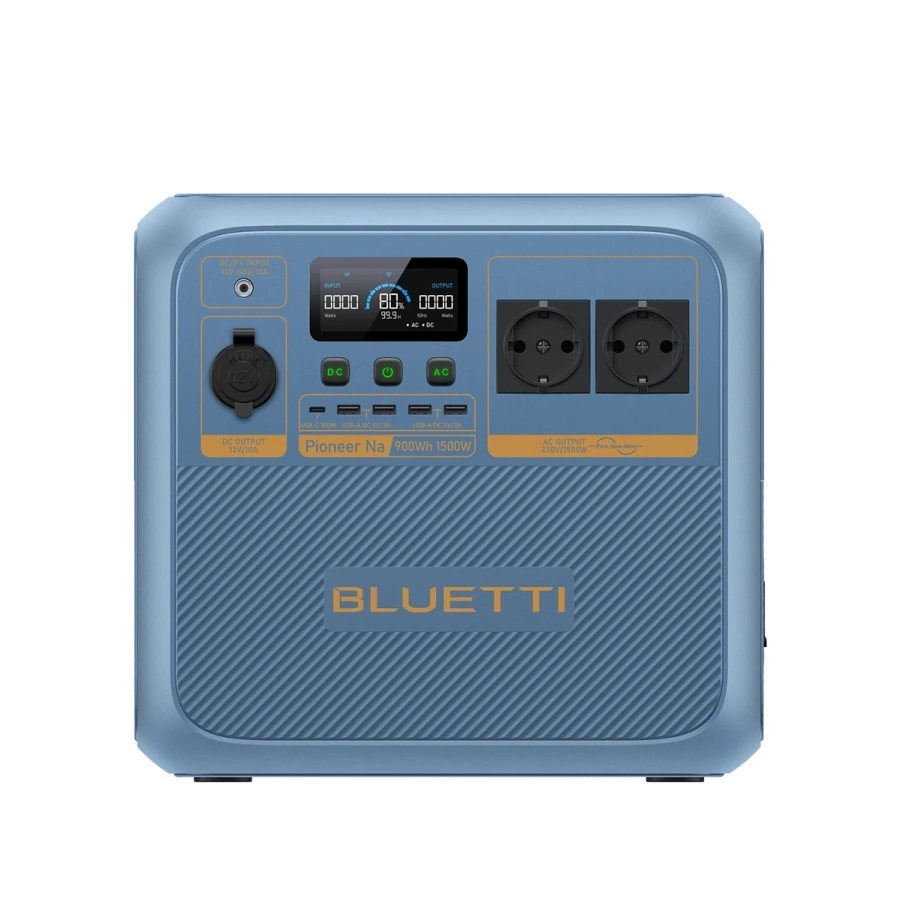 Портативная зарядная станция BLUETTI Pioneer Na Portable Power Station [Sodium-ion] | 1500W 900Wh (P-PIONEERNA-EU-GY-BL-010)