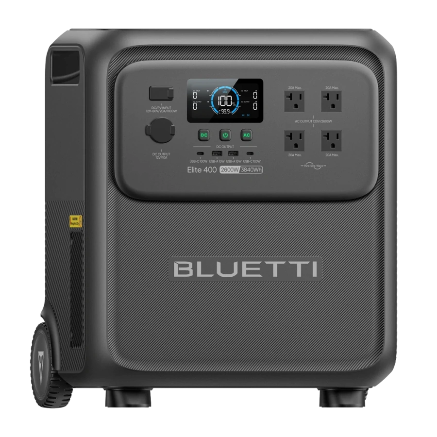Портативная зарядная станция BLUETTI Elite 400 | 3840Wh 2600W (P-EL400-EU-GY-BL-010)