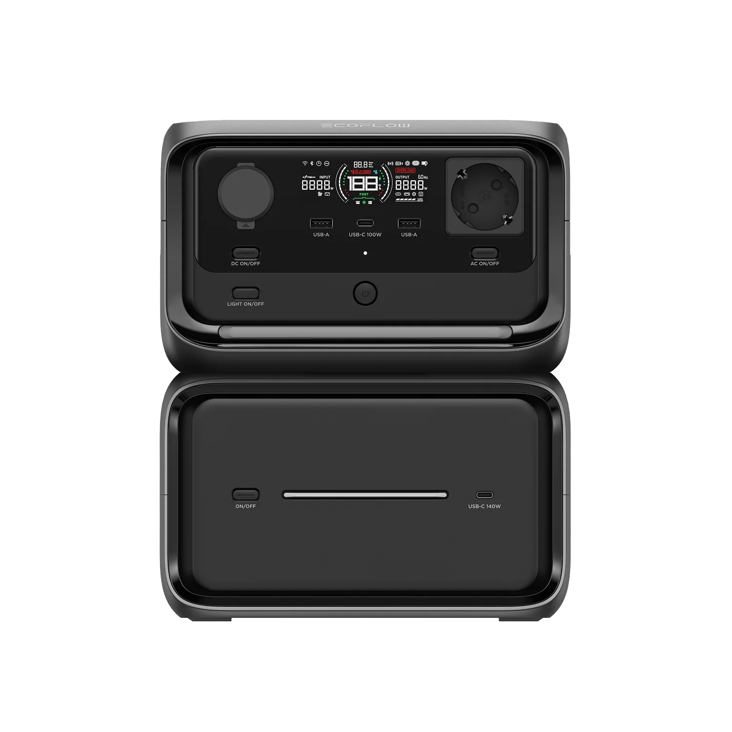 Портативна зарядна станція EcoFlow RIVER 3 Max Plus | 858Wh 600W (EFRIVER3MaxPlus-EU-CBOX)