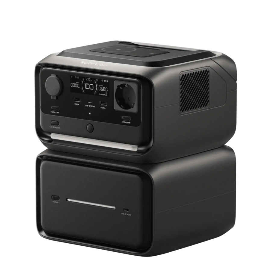 Портативна зарядна станція EcoFlow RIVER 3 Max Plus Wireless | 858Wh 600W (EFRIVER3MP-Wireless-EU-CBOX)