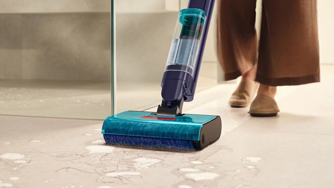 Пилосос для вологого прибирання Dyson Clean+Wash Hygiene Hard Floor Cleaner - Prussian Blue/Rich Copper (432030-01)
