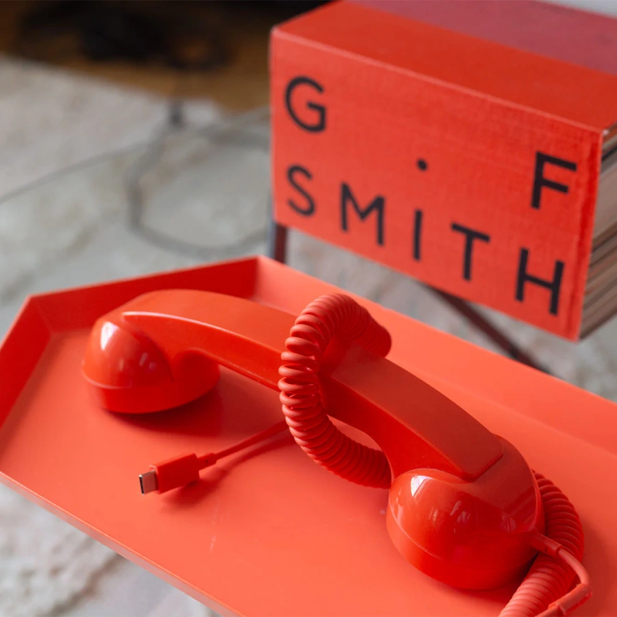 Ретро-трубка для смартфона/компьютера Native Union POP Phone - Alarm Red (POP-P-ARD)