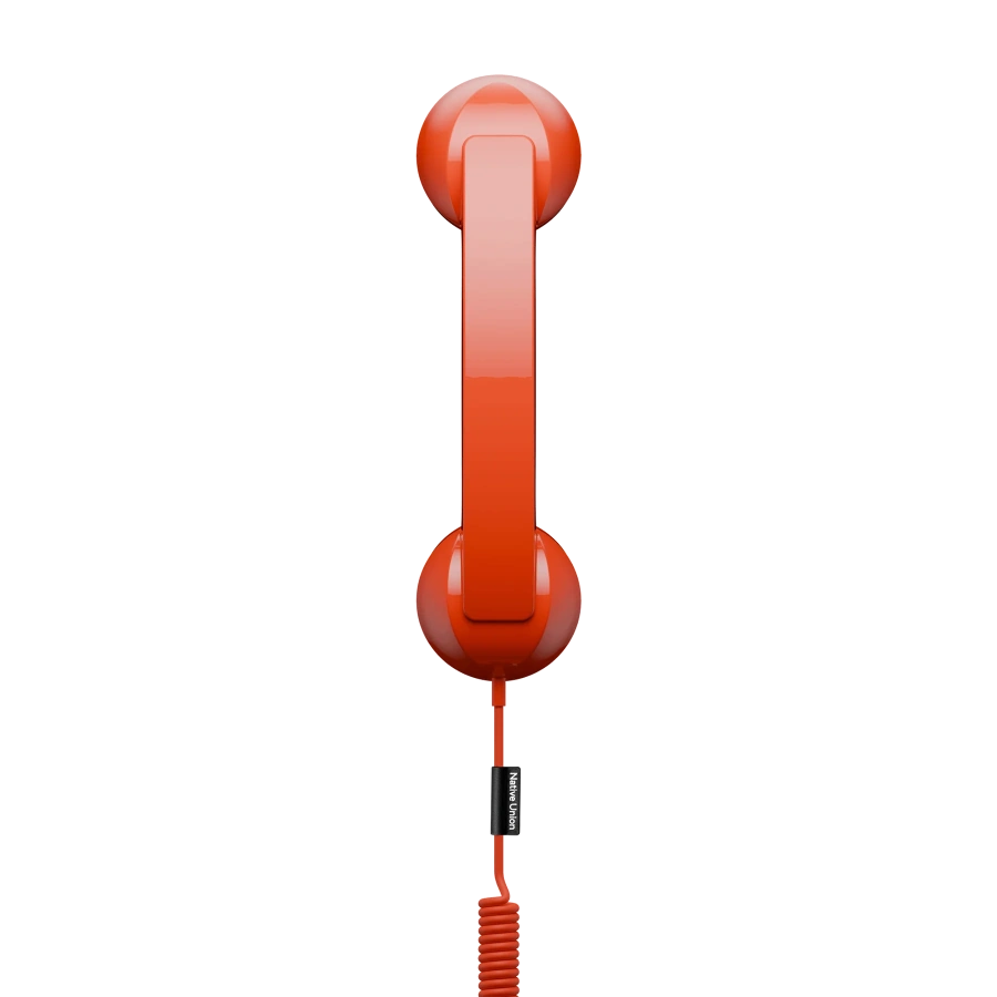 Ретро-трубка для смартфона/компьютера Native Union POP Phone - Alarm Red (POP-P-ARD)