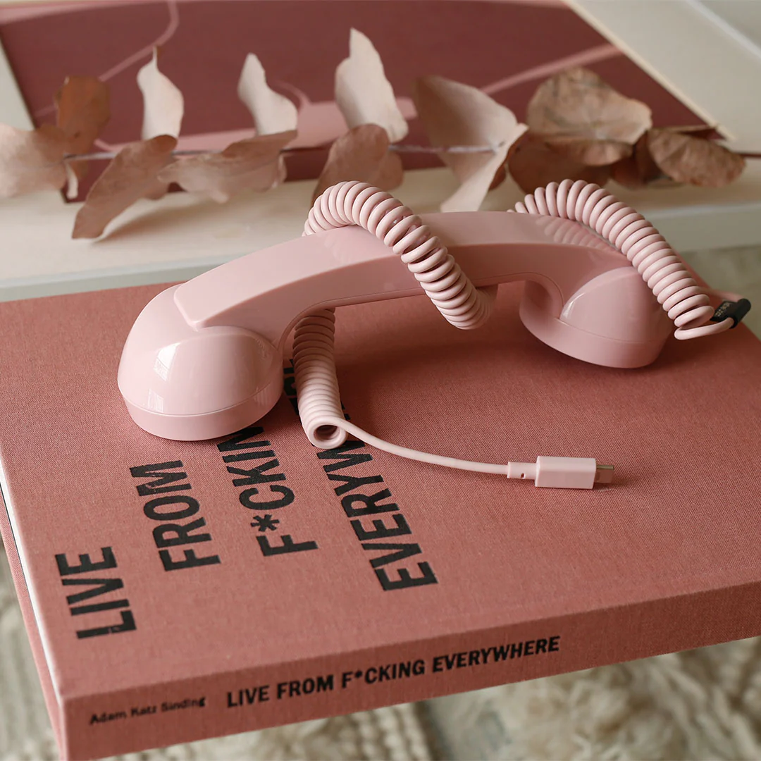 Ретро-трубка для смартфона/компьютера Native Union POP Phone - Candy (POP-P-CDY)