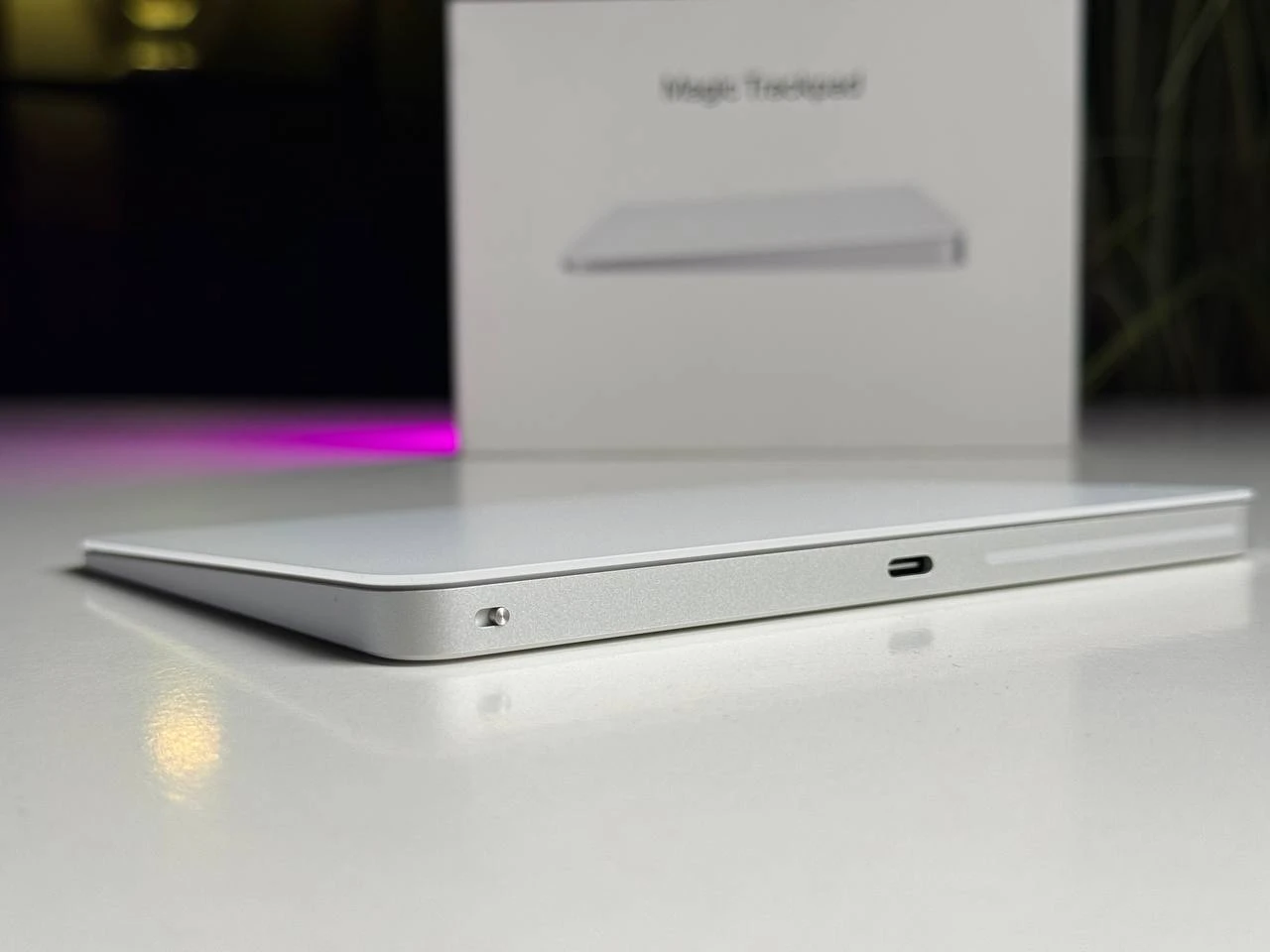 OPEN BOX Трекпад Apple Magic Trackpad [USB‑C] - White Multi-Touch Surface (MXK93) - Стан: новий | Акумулятор: 100% | Комплектація: повний | Гарантія: 3 міс.