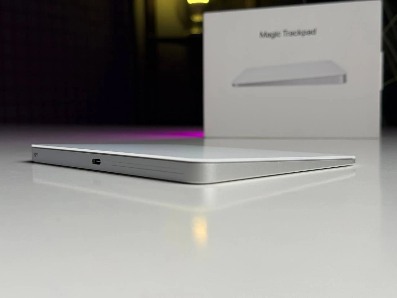OPEN BOX Трекпад Apple Magic Trackpad [USB‑C] - White Multi-Touch Surface (MXK93) - Стан: новий | Акумулятор: 100% | Комплектація: повний | Гарантія: 3 міс.