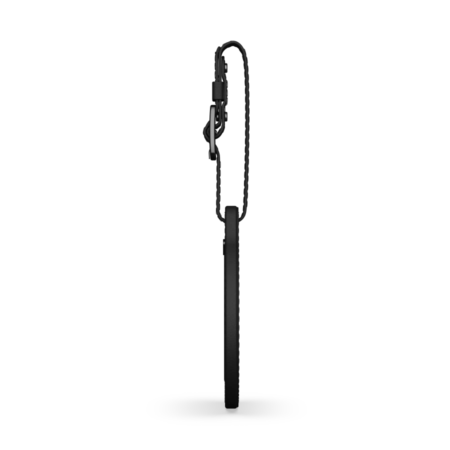 Розумна багажна бірка Satechi Vegan-Leather FindAll Luggage Tag with Apple FindMy - Black (ST-LFALTK)