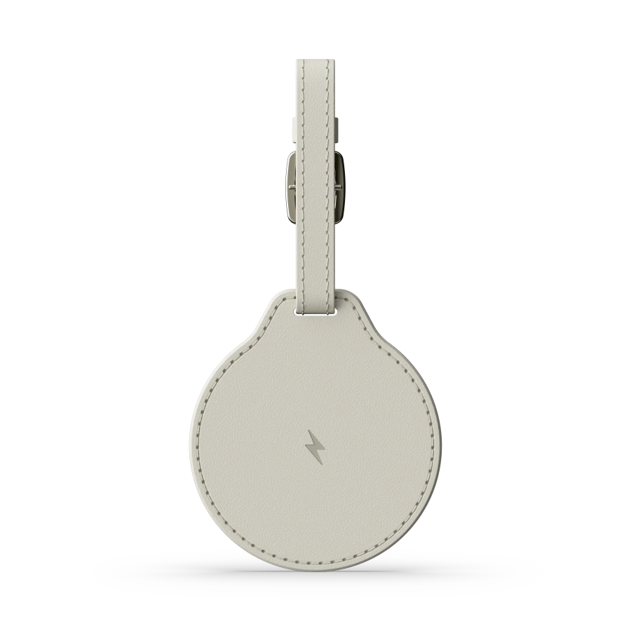 Розумна багажна бірка Satechi Vegan-Leather FindAll Luggage Tag with Apple FindMy - Sand (ST-LFALTW)
