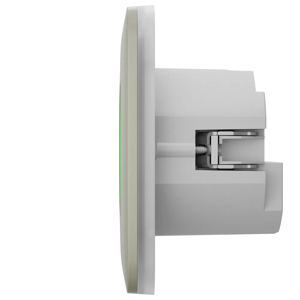 Розумна розетка з функцією моніторингу споживання електроенергії Ajax Outlet [type F] Jeweller - Olive