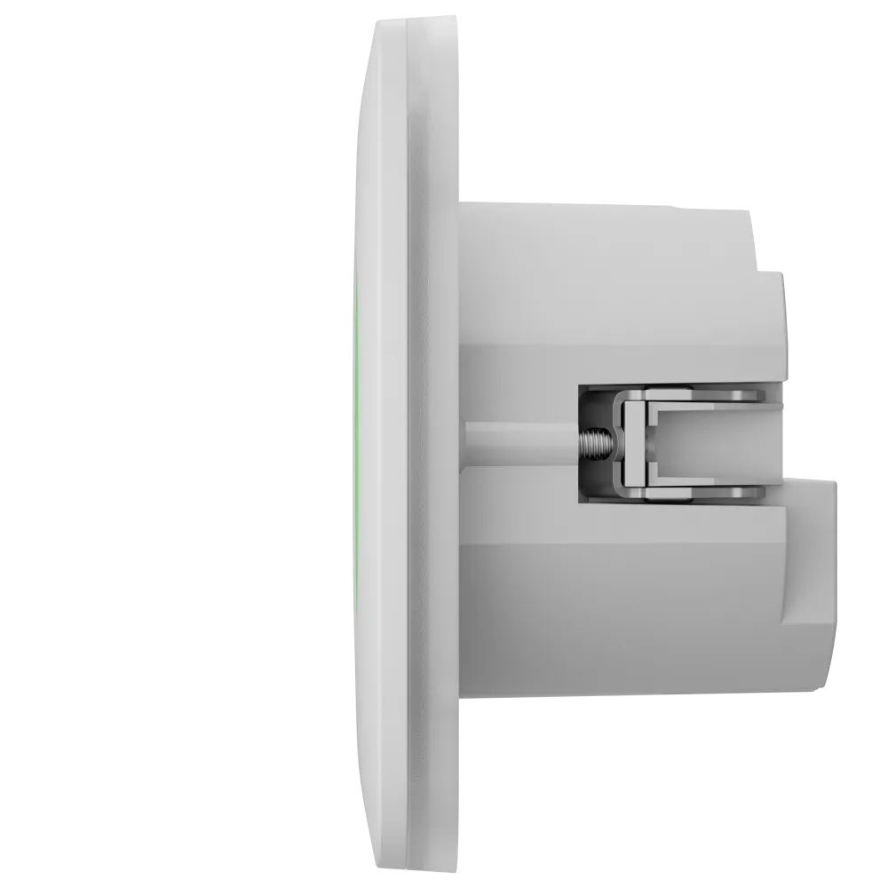 Розумна розетка з функцією моніторингу споживання електроенергії Ajax Outlet [type F] Jeweller - White