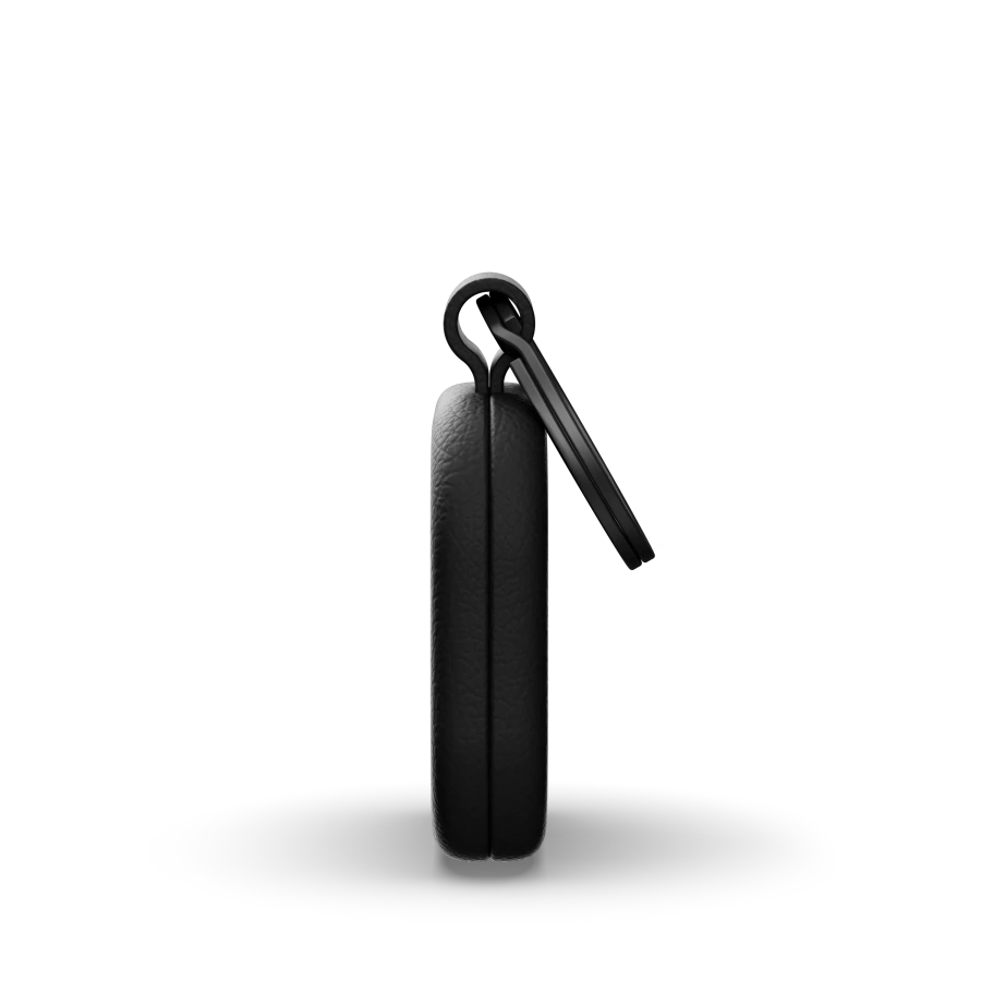 Умный брелок Satechi Vegan-Leather FindAll Keychain with Apple FindMy - Black (ST-LKCFK)