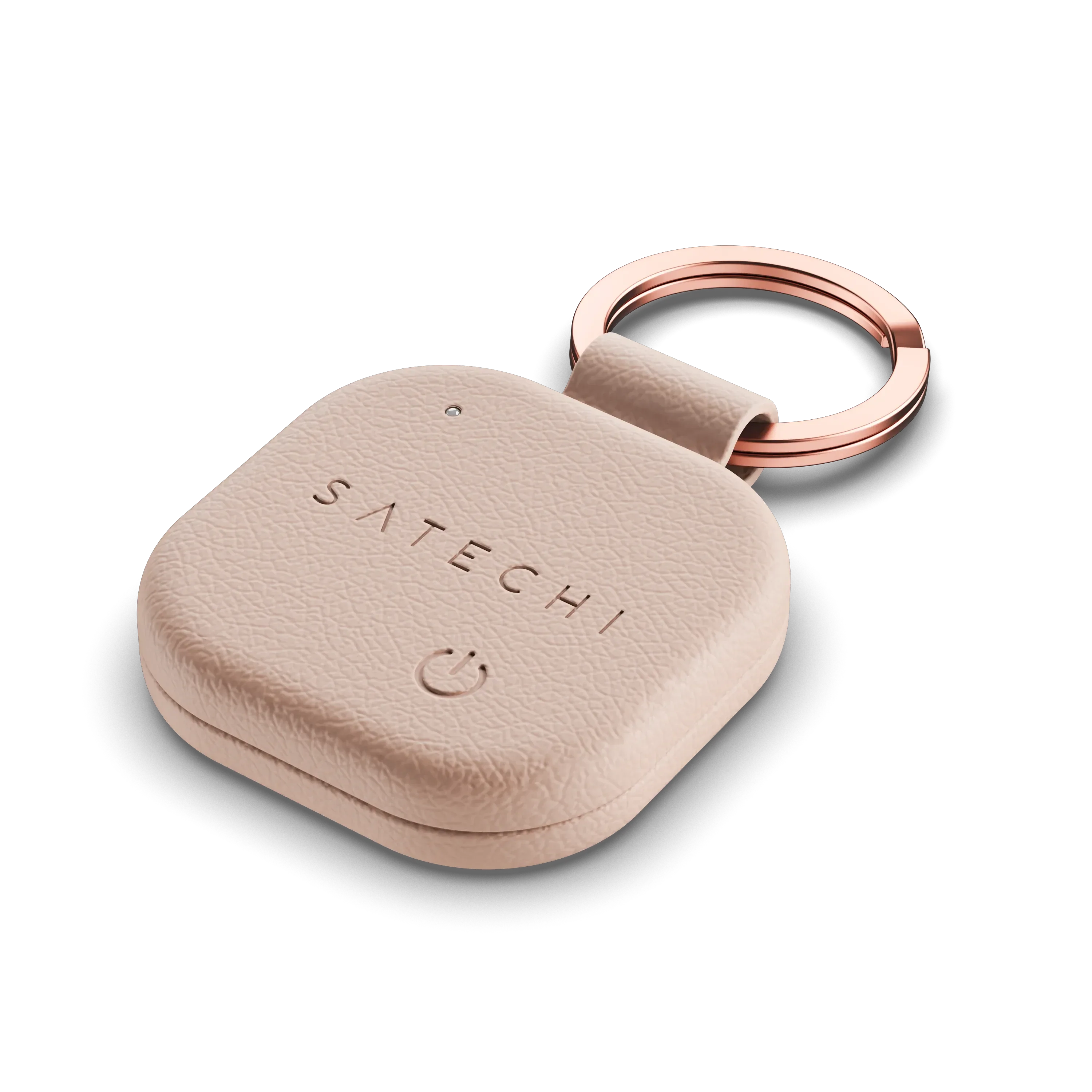 Умный брелок Satechi Vegan-Leather FindAll Keychain with Apple FindMy - Desert Rose (ST-LKCFR)