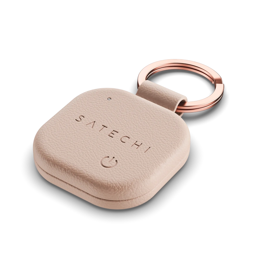Умный брелок Satechi Vegan-Leather FindAll Keychain with Apple FindMy - Desert Rose (ST-LKCFR)