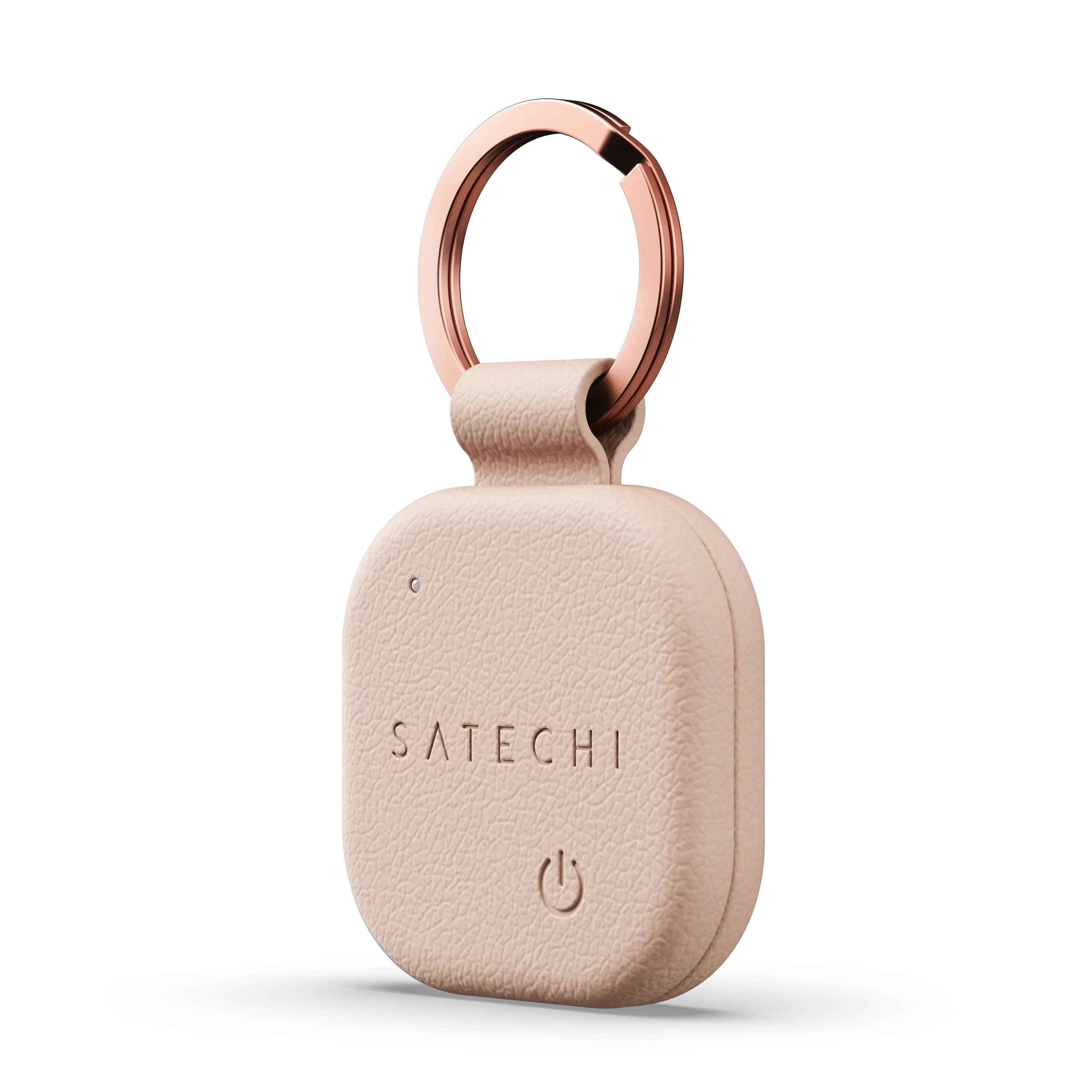 Умный брелок Satechi Vegan-Leather FindAll Keychain with Apple FindMy - Desert Rose (ST-LKCFR)