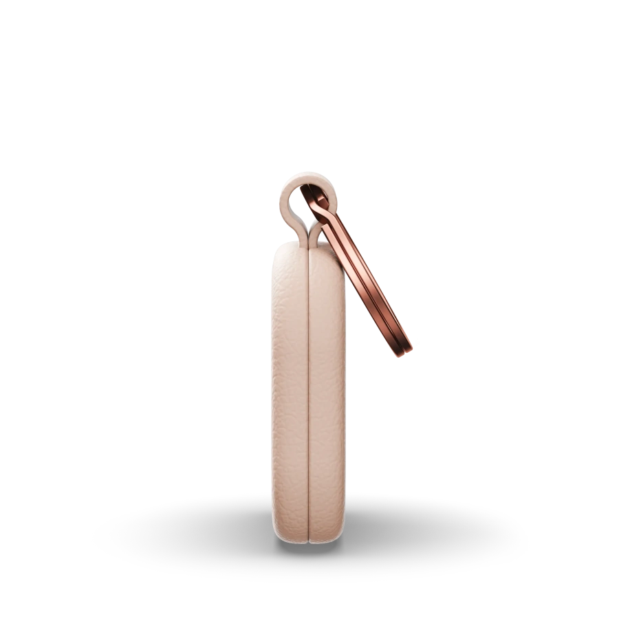 Умный брелок Satechi Vegan-Leather FindAll Keychain with Apple FindMy - Desert Rose (ST-LKCFR)