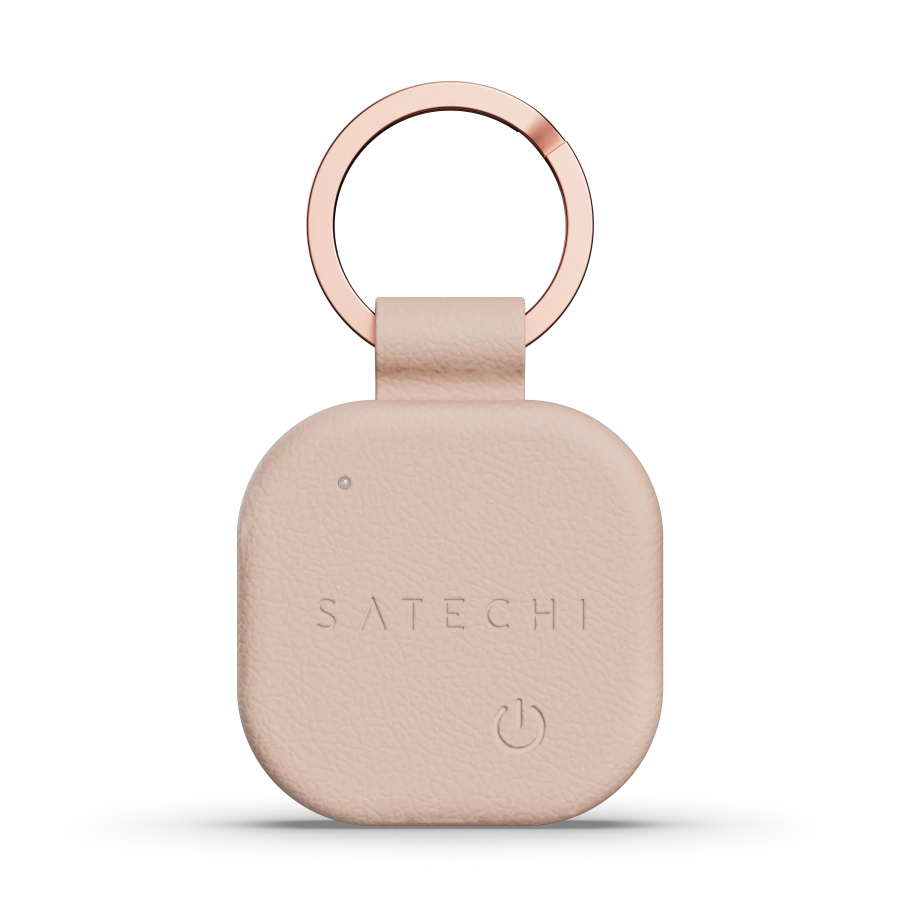 Умный брелок Satechi Vegan-Leather FindAll Keychain with Apple FindMy - Desert Rose (ST-LKCFR)