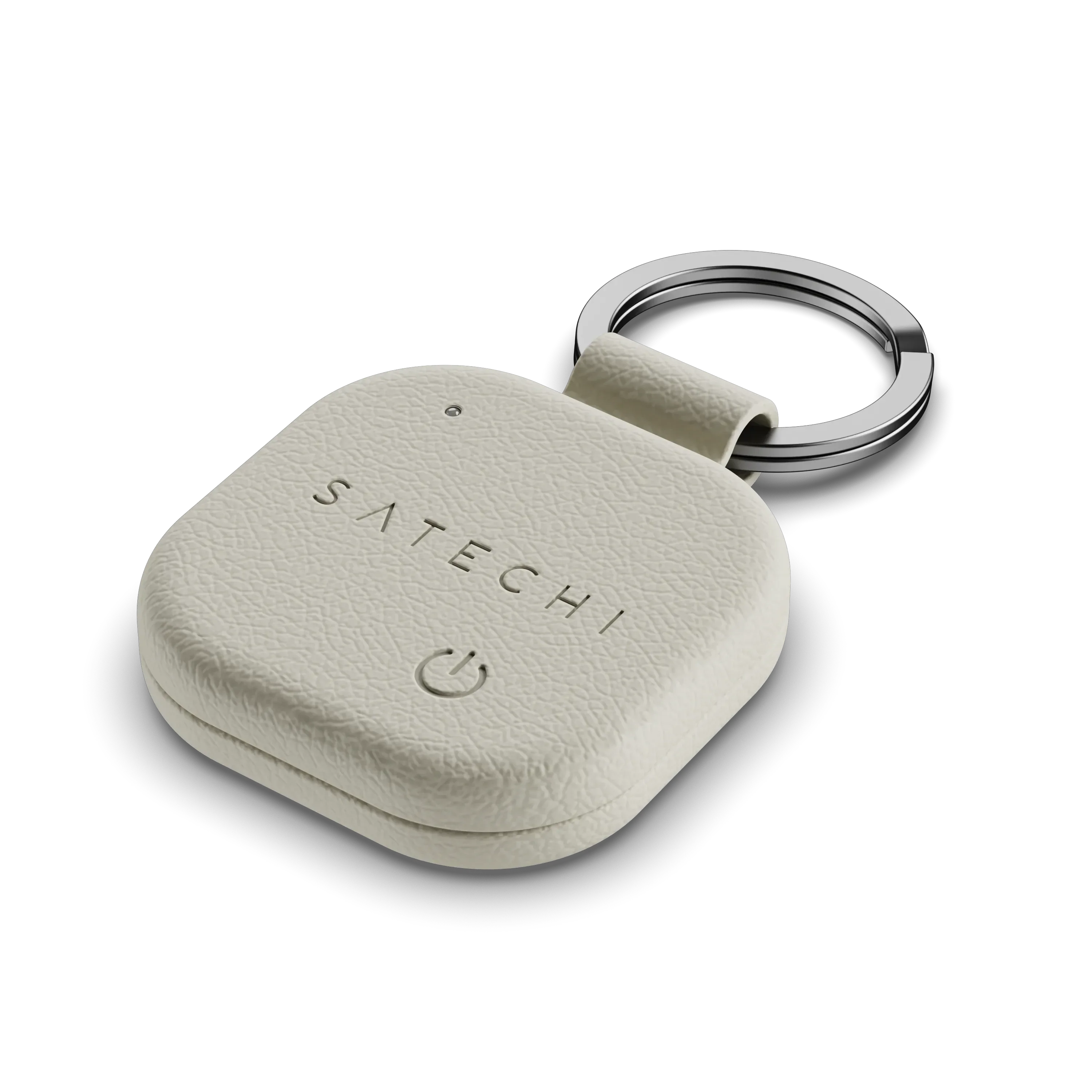 Умный брелок Satechi Vegan-Leather FindAll Keychain with Apple FindMy - Sand (ST-LKCFW)