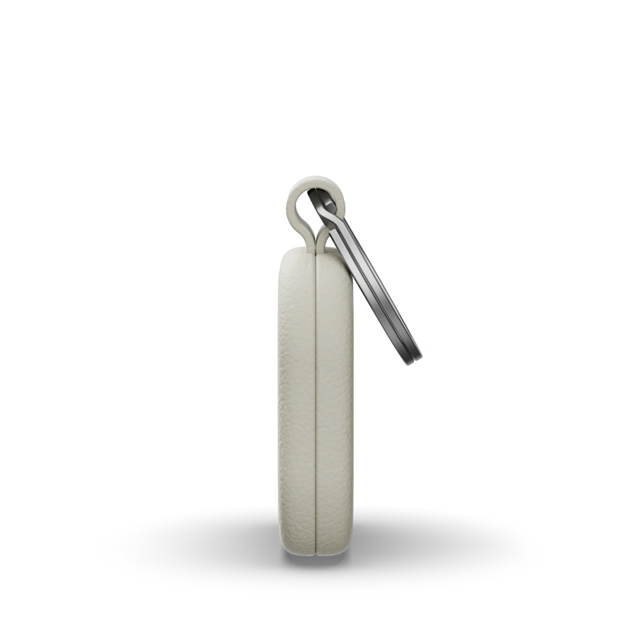 Умный брелок Satechi Vegan-Leather FindAll Keychain with Apple FindMy - Sand (ST-LKCFW)