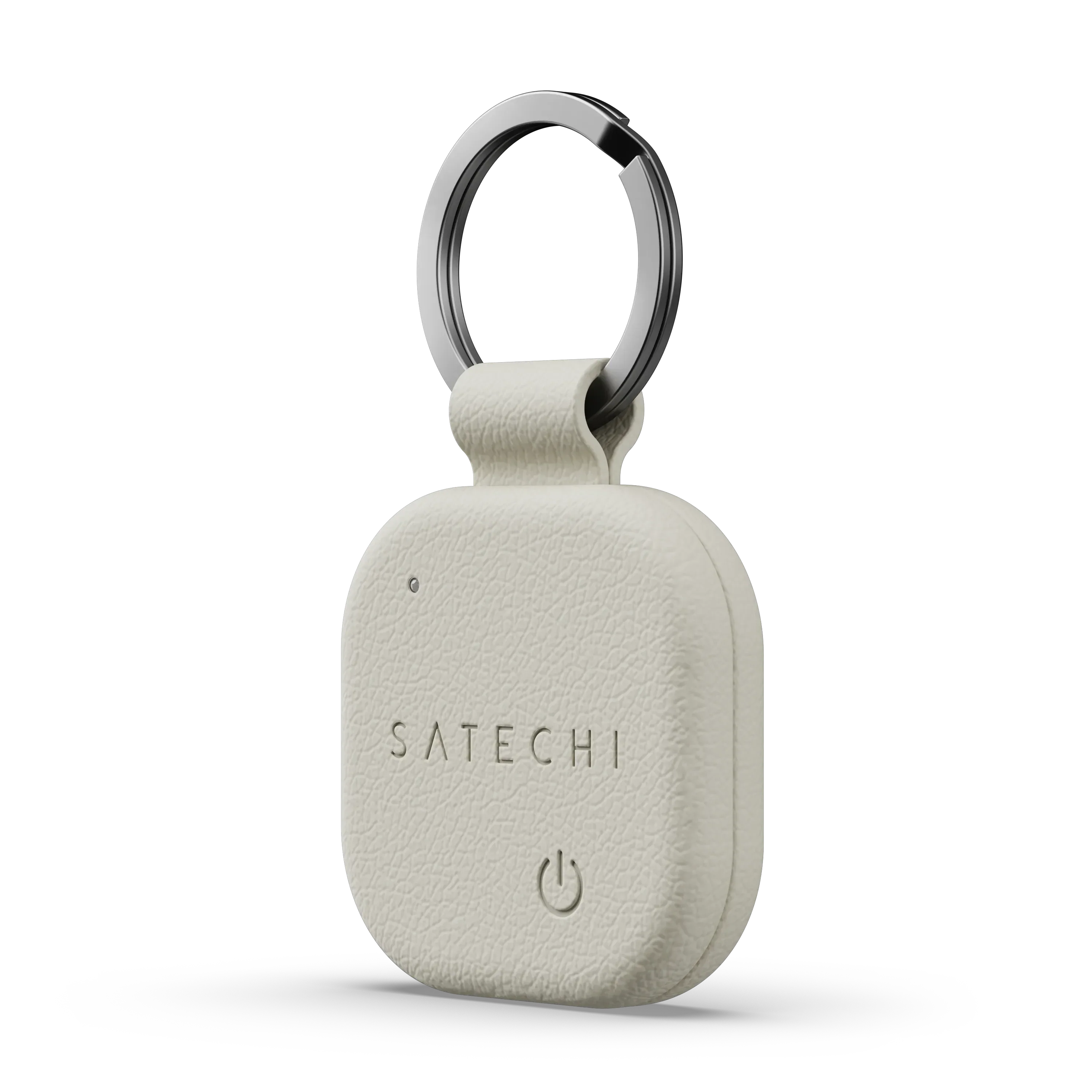Умный брелок Satechi Vegan-Leather FindAll Keychain with Apple FindMy - Sand (ST-LKCFW)