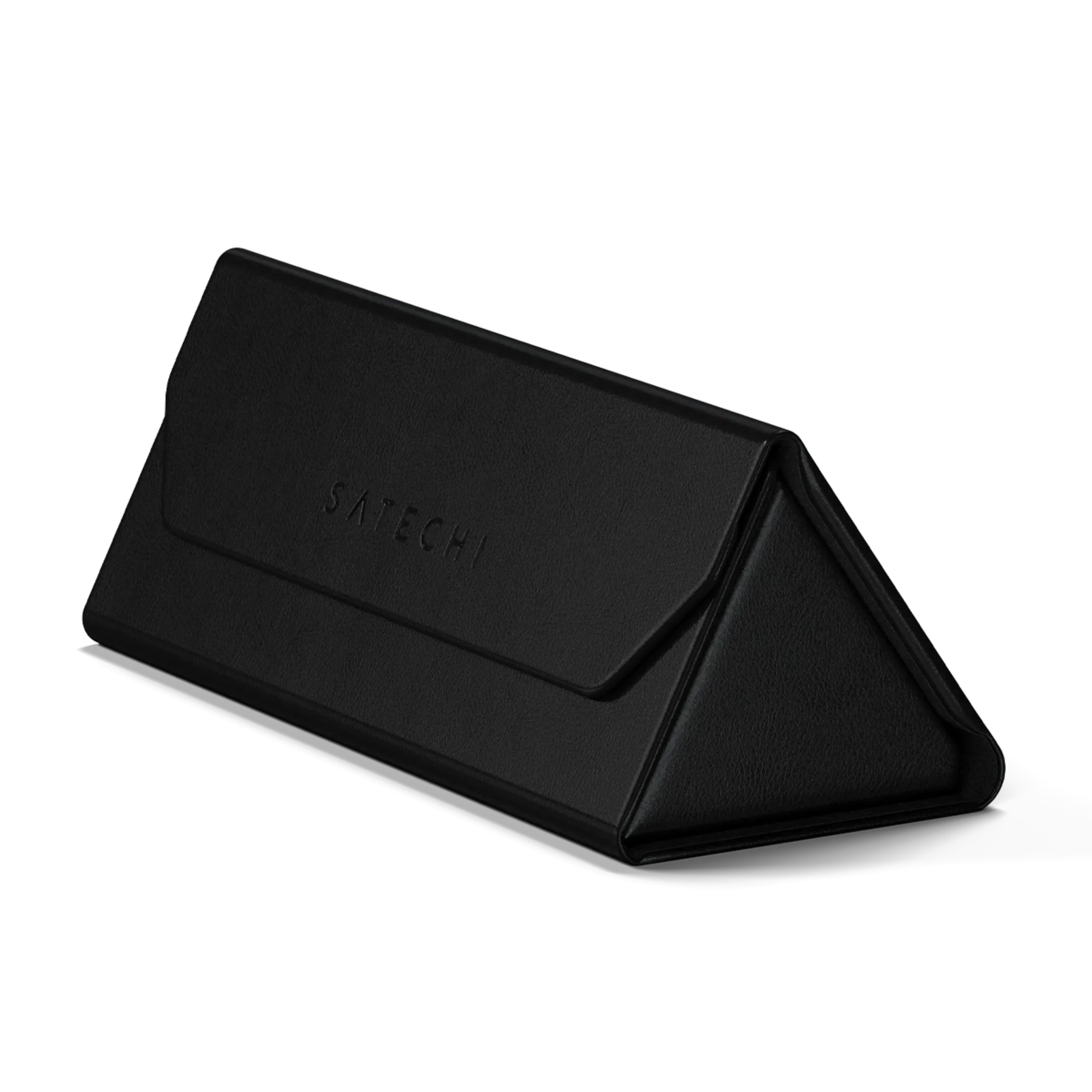 Умный футляр для очков Satechi Vegan-Leather FindAll Glasses Case с Apple FindMy - Black (ST-LFAGCK)