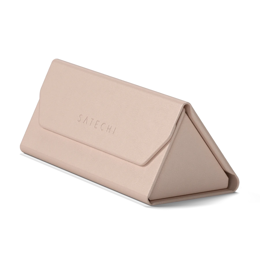 Умный футляр для очков Satechi Vegan-Leather FindAll Glasses Case c Apple FindMy - Desert Rose (ST-LFAGCR)