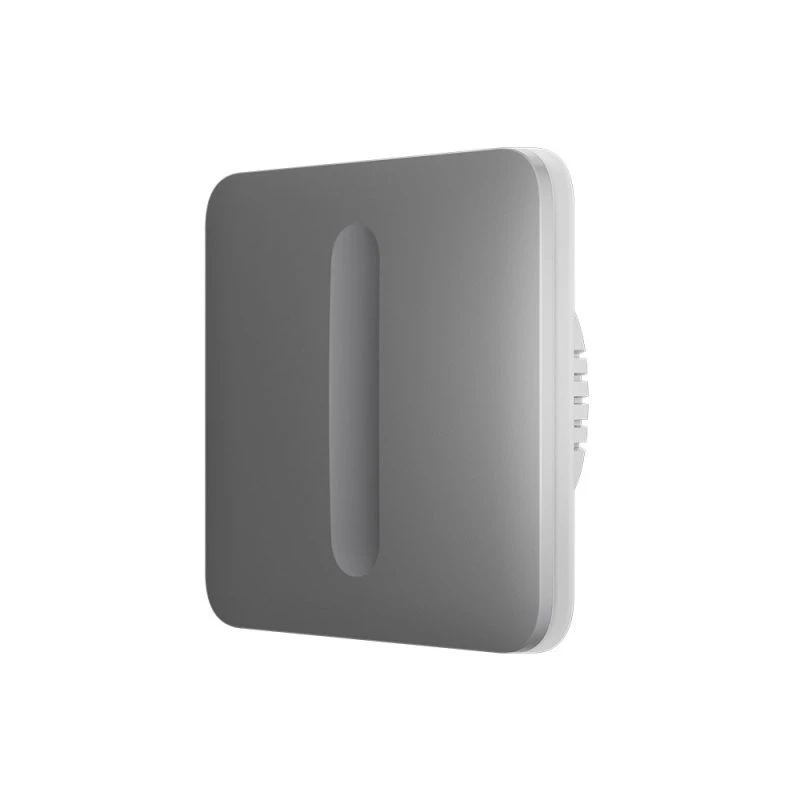 Розумний сенсорний димерний вимикач світла Ajax LightSwitch (Dimmer) Jeweller - Fog