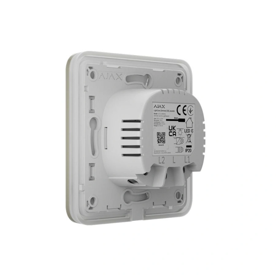Розумний сенсорний димерний вимикач світла Ajax LightSwitch (Dimmer) Jeweller - Olive