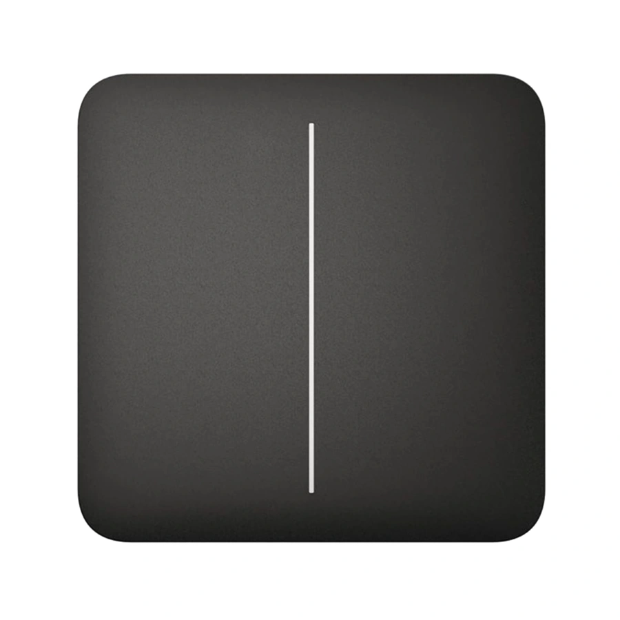 Розумний сенсорний прохідний вимикач LightSwitch [2-gang/2-way] - Black
